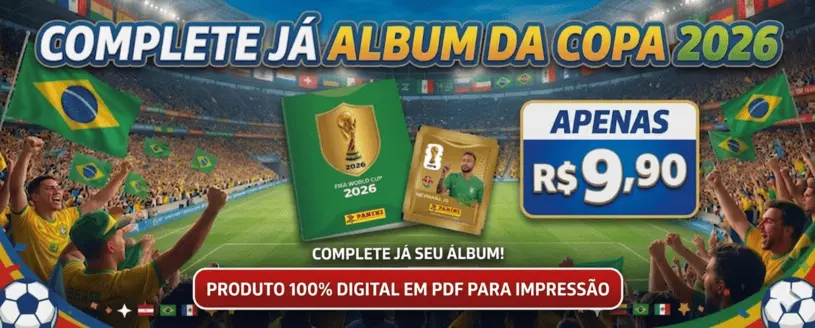 Adquira o Álbum de Figurinhas Copa 2026